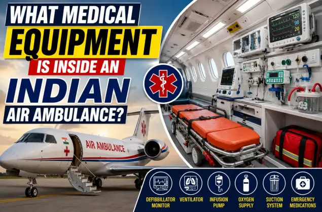 What Medical Equipment Is Inside an Indian Air Ambulance?